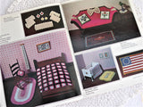 Dollhouse DIY 3 Books Patterns Needlework Wallpaper Crafts Knitting Crocheting