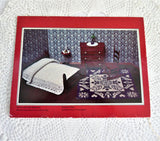 Dollhouse DIY 3 Books Patterns Needlework Wallpaper Crafts Knitting Crocheting