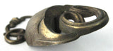 Bronze Drawer Pulls Set of 4 Fancy English Gold Washed Bronze English Edwardian