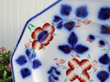 Gaudy Welsh Plate 1810s Pearlware England 9 Inch Copper Luster Gaudy Welsh