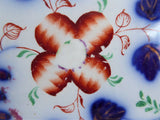 Gaudy Welsh Plate 1810s Pearlware England 9 Inch Copper Luster Gaudy Welsh
