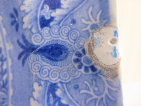 Spode Pearlware Platter Castle Blue Transferware 10.25 Inches 1816-183 ...