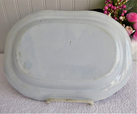Spode Pearlware Platter Castle Blue Transferware 10.25 Inches 1816-183 ...