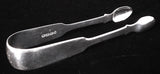 English Hallmarked Sugar Tongs London Regency Era 1822 Initials F H