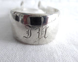 English Hallmarked Sugar Tongs London Regency Era 1822 Initials F H