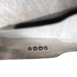 English Hallmarked Sugar Tongs London Regency Era 1822 Initials F H