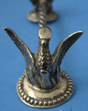 Figural Kniferest Phoenix Ends Antique English Birds 1880s Victorian Mythical Birds