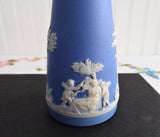 Victorian Blue Jasperware Condiment Cruet Set 1880s Adams Dudson Blue Dip
