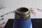 Victorian Blue Jasperware Condiment Cruet Set 1880s Adams Dudson Blue Dip