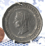 Golden Jubilee Medal Queen Victoria 1887 50 Years Britannia Bronze Commemorative