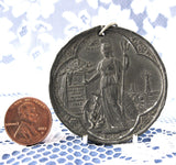 Golden Jubilee Medal Queen Victoria 1887 50 Years Britannia Bronze Commemorative