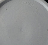 Dudson Sprigged Pitcher Pewter Lid Classical Jug 1890s Blue And White