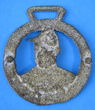 Victorian Era Horse Brass 1890s Famous Jockey Fred Archer