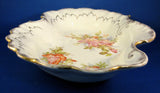 Ornate Bowl Grimwades England Roses Embossed Gold Trim Victorian Edwardian