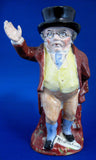 Large Mr. Pickwick Jug Standing Kent Character Toby Jug 1910s Victorian