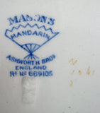 Rare Version Plate Mason's Mandarin Polychrome Transferware Ashworth 1919