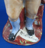 Large Mr. Pickwick Jug Standing Kent Character Toby Jug 1910s Victorian