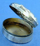 Hallmarked Sterling Silver Box Pill Box English 1898 Victorian Adie Lovekin