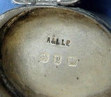 Hallmarked Sterling Silver Box Pill Box English 1898 Victorian Adie Lovekin