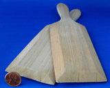 Edwardian Butter Paddles Pair Corrugated Hands Maple Kitchen Tools 1900 Gadgets