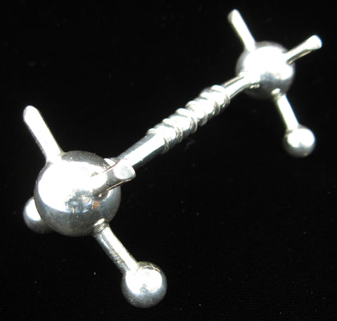 Knife Rest English Satellite Ball Ends Large Silver Plate Edwardian 1900-1910