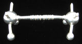 Knife Rest English Satellite Ball Ends Large Silver Plate Edwardian 1900-1910