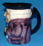 Toby Jug Figural 5 Inch Purple Character Jug 1900-1920 Shorter England