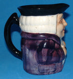 Toby Jug Figural 5 Inch Purple Character Jug 1900-1920 Shorter England