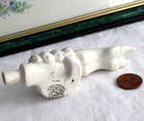 Edwardian Carlton Ware Crested China Pigs Foot And Hand Bolton Trotter 1900-1910s