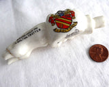 Edwardian Carlton Ware Crested China Pigs Foot And Hand Bolton Trotter 1900-1910s