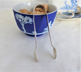 English Hallmarked Sugar Tongs Sterling Silver John Gilbert 1900 Birmingham Spoon Ends