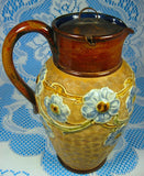 Royal Doulton Jug Pitcher Circle Ware Art Nouveau Floral M Holbrook 1902-1922