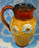 Royal Doulton Jug Pitcher Circle Ware Art Nouveau Floral M Holbrook 1902-1922