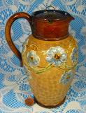 Royal Doulton Jug Pitcher Circle Ware Art Nouveau Floral M Holbrook 1902-1922