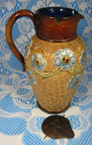 Royal Doulton Jug Pitcher Circle Ware Art Nouveau Floral M Holbrook 1902-1922