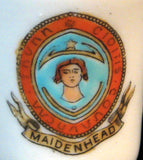 Shelley Crested Roman Urn Maidenhead Crest Late Foley 1910s Miniature Vase