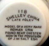 Shelley Crested Roman Urn Maidenhead Crest Late Foley 1910s Miniature Vase