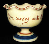 Mottoware Cream Dish Be Canny With The Cream Pedestal Clotted Cream Dish 1910