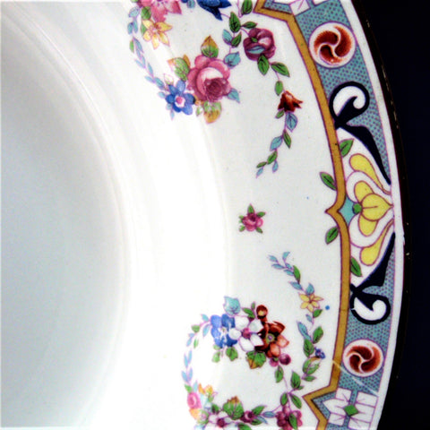 English Ironstone Soup Bowl Meakin Classical 10 Inch Plate 1920s
