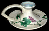 Art Deco Shelley Candle Holder Bird And Grapes Spano Lustra Frederick Rhead 1911-1916