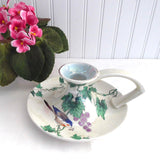 Art Deco Shelley Candle Holder Bird And Grapes Spano Lustra Frederick Rhead 1911-1916