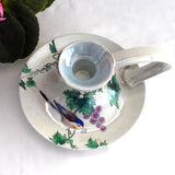 Art Deco Shelley Candle Holder Bird And Grapes Spano Lustra Frederick Rhead 1911-1916