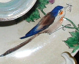 Art Deco Shelley Candle Holder Bird And Grapes Spano Lustra Frederick Rhead 1911-1916