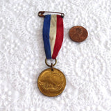 King George V And Queen Mary 1911 Coronation Medal And Ribbon Souvenir