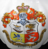 Shelley Crested China Dainty Creamer Souvenir Douglas Isle Of Man 1912-1925