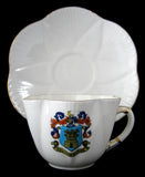 Shelley Dainty Crested China Cup And Saucer Southbourne 1912-1925 Souvenir