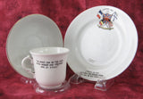 Royal Albert World War 1 European War Teacup Trio No Price Can Be Too High 1914