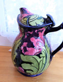 Charlotte Rhead Teapot Cosy Pot Dripless Seed Poppy Tubelined 1920s Pink Cobalt Green Rare