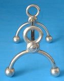 Kniferest Antique Silver Wishbone Andiron England 1920s Cutlery Rest