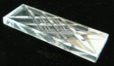Art Deco Faceted Crystal Flat Bar Kniferest Beveled 1920s England Hand Cut